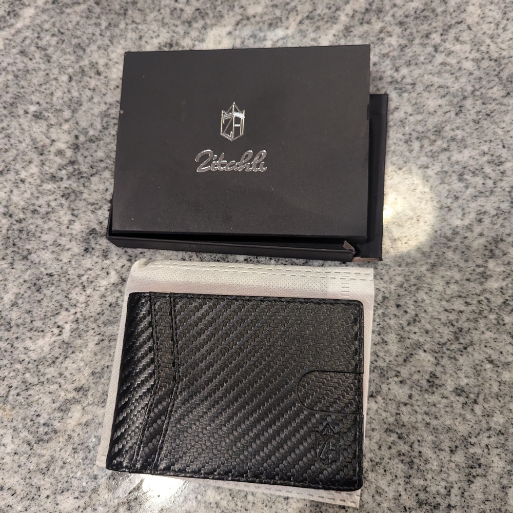 Black Carbon Fiber Wallet